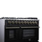 Massimo 48-Inch Freestanding Gas Range, 8 Burners, True Convection Oven