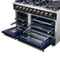 Massimo 48-Inch Freestanding Gas Range, 8 Burners, True Convection Oven