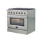 Galiano 36-Inch Freestanding Gas Range, , 6 Burners, Energy Efficient