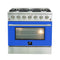 Galiano 36-Inch Freestanding Gas Range, , 6 Burners, Energy Efficient, Door