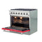 Galiano 36-Inch Freestanding Gas Range, , 6 Burners, Energy Efficient, Door
