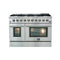 Galiano 48-Inch Freestanding Gas Range, , 8 Burners, 107,000 BTU, Griddle, Double Ovens, Energy Efficient
