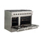Galiano 48-Inch Freestanding Gas Range, , 8 Burners, 107,000 BTU, Griddle, Double Ovens, Energy Efficient