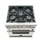Capriasca 30-Inch Freestanding Gas Range, 4 Burners, True Convection Oven, Door