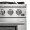 Capriasca 36-Inch Gas Range, , 6 Brass Burners, 120,000 BTU, Convection Oven, Energy Efficient