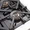 Capriasca 48-inch Gas Range , 8 Brass Burners 160,000 BTU, 6.58 cu.ft. Double Oven