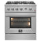 Marco 30-inch Gas Range , 4 Burners 37,000 BTU, 4.32 cu.ft. Convection Oven