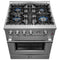 Marco 30-inch Gas Range , 4 Burners 37,000 BTU, 4.32 cu.ft. Convection Oven