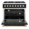 Marco 36-Inch Gas Range & Antique Brass Design, 6 Burners 67,000 BTU, 5.36 cu.ft. Convection Oven