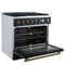 Marco 36-Inch Gas Range & Antique Brass Design, 6 Burners 67,000 BTU, 5.36 cu.ft. Convection Oven