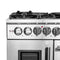 Massimo 48-Inch Freestanding French Door Dual Fuel Range, 8 Burners, True Convection Oven