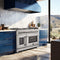 Massimo 48-Inch Freestanding French Door Dual Fuel Range, 8 Burners, True Convection Oven
