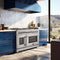 Massimo 48-Inch Freestanding French Door Dual Fuel Range, 8 Burners, True Convection Oven