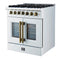 Galiano 30-inch Freestanding French Door Dual Fuel Range