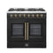 Galiano 36-inch Freestanding French Door Dual Fuel Range