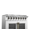 Galiano 36-inch Freestanding French Door Dual Fuel Range