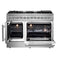 Galiano 48-Inch French Door Dual Fuel Range All , 8 Sealed Burners, 107,000 BTU, Griddle, 6.58 cu.ft. Double Ovens
