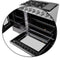 Galiano 48-Inch French Door Dual Fuel Range All , 8 Sealed Burners, 107,000 BTU, Griddle, 6.58 cu.ft. Double Ovens