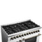 Galiano 48-inch French Door Dual Fuel Range, & Antique Brass Design, 8 Sealed Burners - 107,000 BTU, Griddle, 6.58 cu.ft. Double Ovens