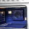Capriasca 48-Inch Freestanding French Door Dual Fuel Range, 8 Burners, True Convection Oven