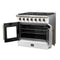 Galiano 36-inch French Door Gas Range and Antique Brass Design, 6 Sealed Burners 83,000 BTU, 5.36 cu.ft. Convection Oven