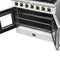 Galiano 36-inch French Door Gas Range and Antique Brass Design, 6 Sealed Burners 83,000 BTU, 5.36 cu.ft. Convection Oven