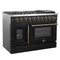 Galiano 48" Freestanding French Door Gas Range in
