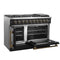 Galiano 48" Freestanding French Door Gas Range in