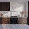 Capriasca 36-Inch Freestanding French Door Gas Range, 6 Burners, Convection Oven, Energy Efficient