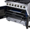 Capriasca 36-Inch Freestanding French Door Gas Range, 6 Burners, Convection Oven, Energy Efficient