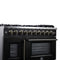 Capriasca 48-Inch Freestanding French Door Gas Range, 8 Burners, Convection Oven, Energy Efficient