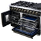 Capriasca 48-Inch Freestanding French Door Gas Range, 8 Burners, Convection Oven, Energy Efficient