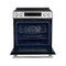 Donatello Espresso 30-Inch Slide-In Induction Range, Convection Oven, 5 Cooking Zones, Touch Control Panel