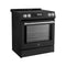 Donatello Espresso 30-Inch Slide-In Induction Range, Convection Oven, 5 Cooking Zones, Touch Control Panel