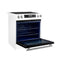 Donatello Espresso 30-Inch Slide-In Induction Range, Convection Oven, 5 Cooking Zones, Touch Control Panel