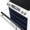 Donatello Espresso 30-Inch Slide-In Induction Range, Convection Oven, 5 Cooking Zones, Touch Control Panel