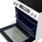 Donatello Espresso 30-Inch Slide-In Induction Range, Convection Oven, 5 Cooking Zones, Touch Control Panel