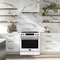 Donatello Espresso 30-Inch Slide-In Induction Range, Convection Oven, 5 Cooking Zones, Touch Control Panel