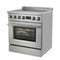 Torino 30 Inch Induction Range with True Convection and Air Fry