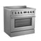 Torino 36 Inch Induction Range with True Convection and Air Fry