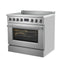 Torino 36 Inch Induction Range with True Convection and Air Fry