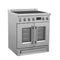 Torino 30 Inch French Door Induction Range with Air Fryer and True Convection Oven