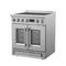 Torino 30 Inch French Door Induction Range with Air Fryer and True Convection Oven
