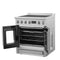 Torino 30 Inch French Door Induction Range with Air Fryer and True Convection Oven
