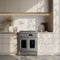 Torino 30 Inch French Door Induction Range with Air Fryer and True Convection Oven