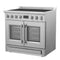 Torino 36 Inch French Door Induction Range with Air Fryer and True Convection Oven