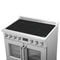 Torino 36 Inch French Door Induction Range with Air Fryer and True Convection Oven