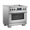 Maximus 36 Inch Induction Range with Air Fryer