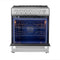 Leonardo Espresso 30-Inch Slide-In Induction Range, Convection Oven, 5 Cooking Zones