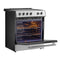 Leonardo Espresso 30-Inch Slide-In Induction Range, Convection Oven, 5 Cooking Zones